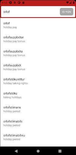 Orðakista ASÍ Screen 2