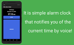 screenshot of Talk! Alarm Clock