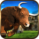 Wild Bull Simulator - 3D Run icon