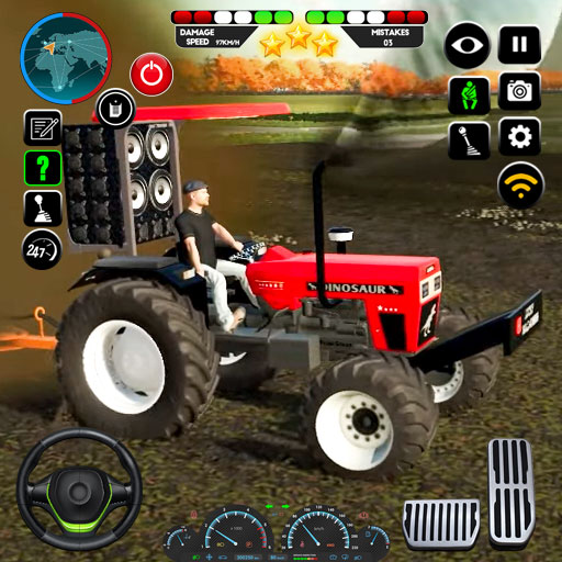 Indian Tractor Tochan Game 3D