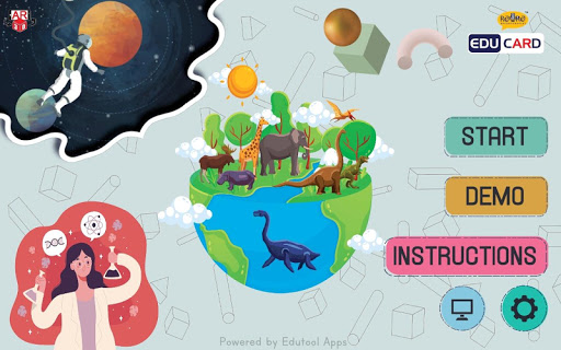 Android application 3DAR Edu App screenshort