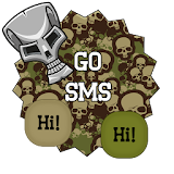 GO SMS THEME - Skull Freak 6 icon