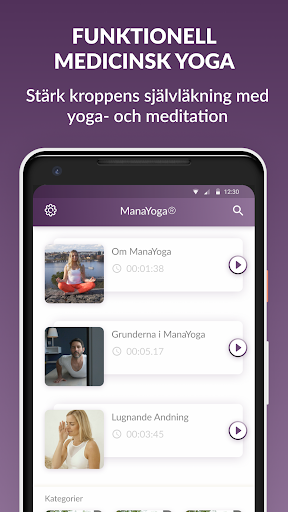 ManaYoga Screen 2