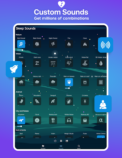 Screenshot of Sleep Sounds - relaxing music