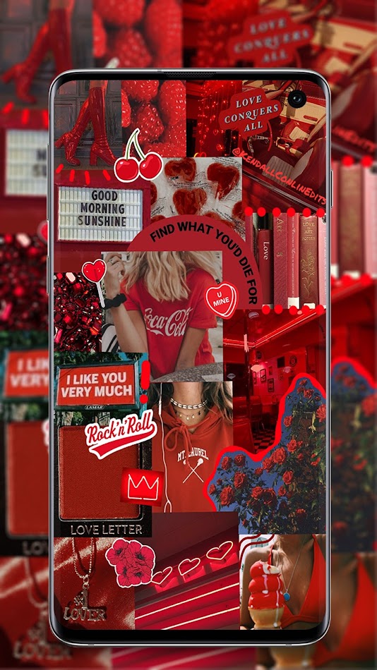 #1. Red Wallpapers (Android) Με: Quality Wallpapers