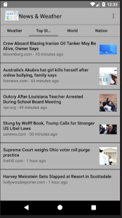 News & Weather Screenshot
