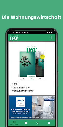 Android application DW Die Wohnungswirtschaft screenshort