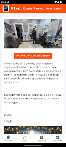 Android application Il Taglio Comis Parrucchiere screenshort