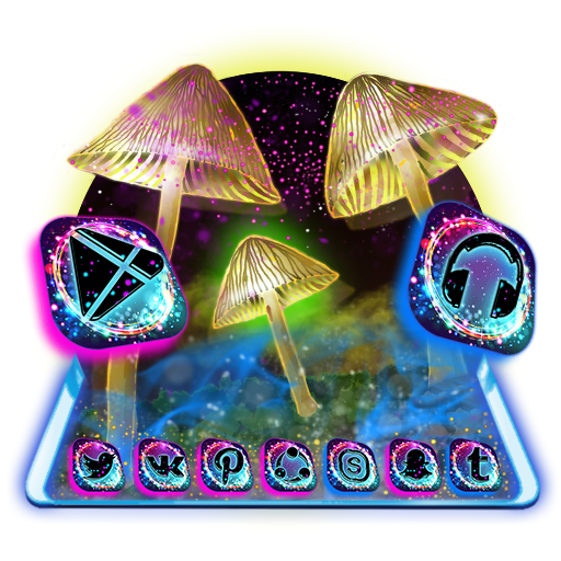 Glowing Mushroom Theme logo