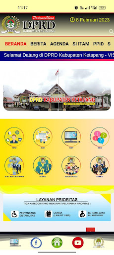 Android application DPRD KETAPANG screenshort