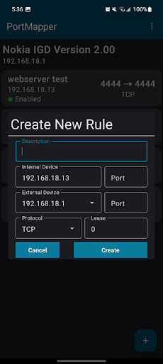PortMapper Screen 3