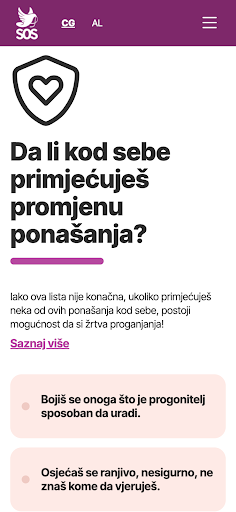 SOS podrška Screen 3