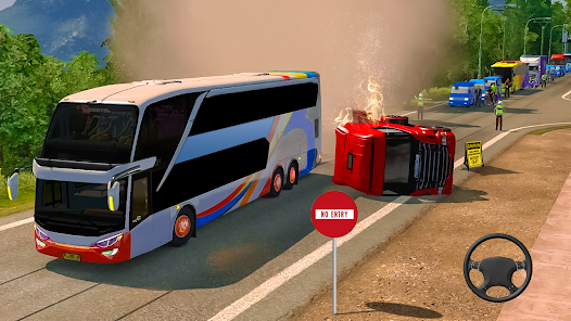 Jogos de Simulador de Condução de Ônibus Offroad Hill 2023 - Jogos