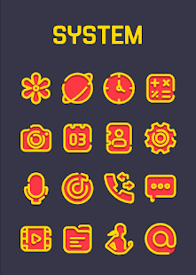 Red Yellow - Icon Pack Screenshot