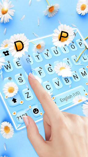 Sunny Daisy Keyboard Theme Screen 2