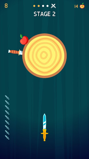Android application Knife hit shoot screenshort