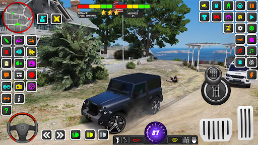 Offroad Jeep Driving Game 2023 screenshot 5