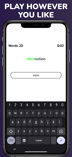 Fast Keyboard: Typing Practice Screen 2