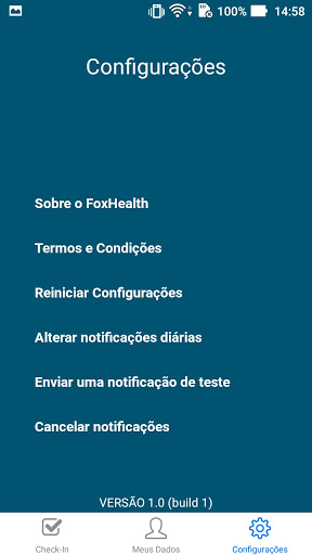 Android application FoxHealth screenshort