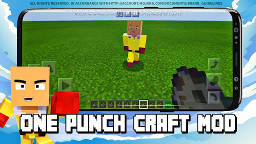 Mod One Punch Man For Mcpe  Saitama Skins