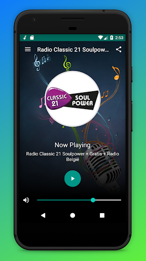 Android application Radio Classic 21 Soulpower App screenshort