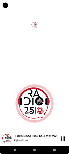 Android application 2510Radio screenshort