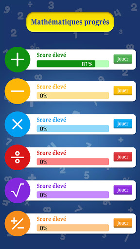 Jeux de mathématiques - addition, multiplication  APK MOD screenshots 2