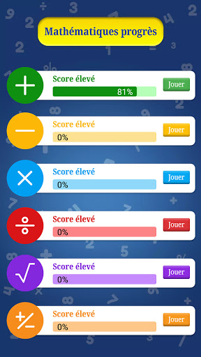 Jeux de mathématiques - addition, multiplication  APK MOD screenshots 2