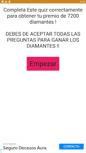 Quiz Fire - Diamantes Screen 2