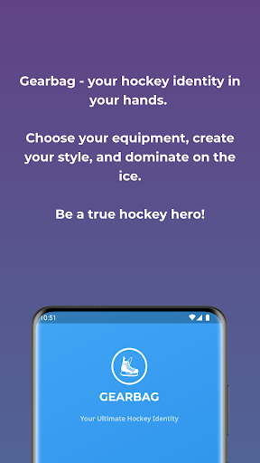 Android application Gearbag - ice hockey screenshort