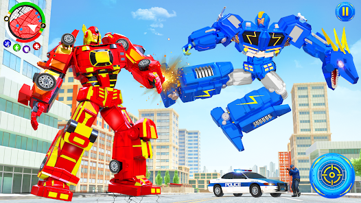 Captura 2 Limo Car Dino Robot Car Game android