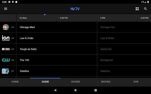 Screenshot of NV.TV