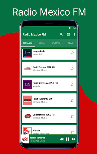 Android application Radio Mexico FM screenshort