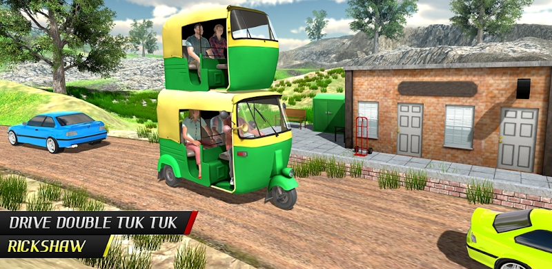 Tuk Tuk Rickshaw Driving Simulator Transport Games