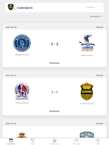 Screenshot 2 Liga Nacional de Fútbol de Hon android