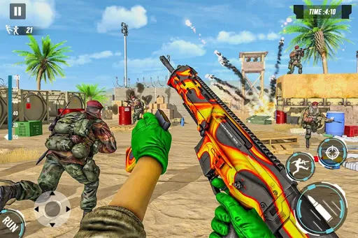 FPS Shooter:3D Gun Fire Games MOD APK 04