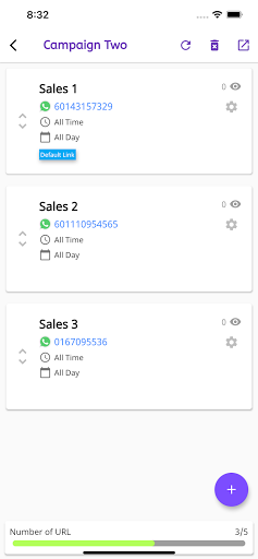 Link Manager Screen 2