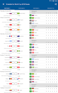 Schedule for World Cup 2018 Russia 1.0.2 APK screenshots 9