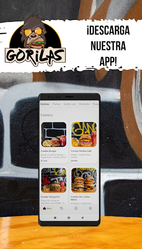 Android application Gorilas screenshort