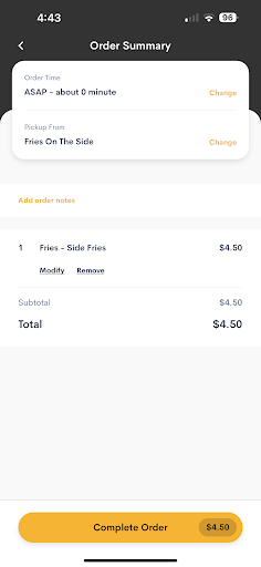 Fries On The Side Screen 3