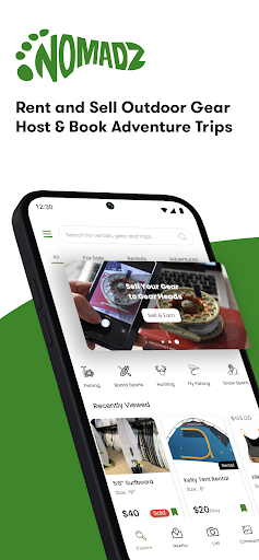 Android application Nomadz screenshort