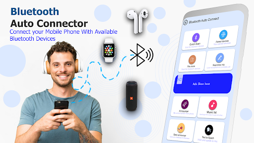 Android application Bluetooth Pair Auto connect screenshort