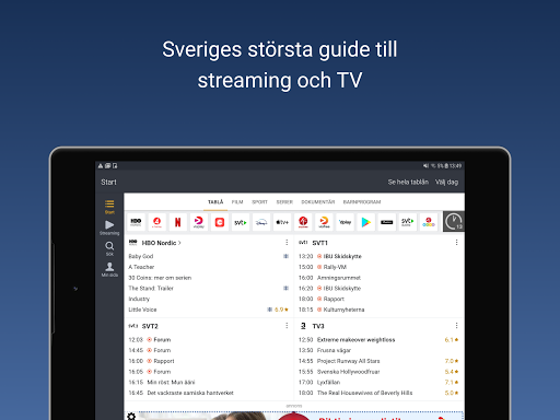 tv.nu - din guide till streaming & TV screenshots 6