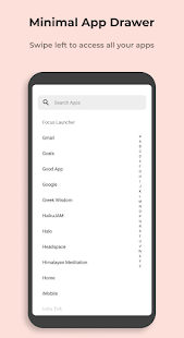 Minimalist Productivity Launcher for Focus & Goals 3.3 APK screenshots 2