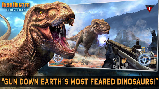 Скачать игру DINO HUNTER: DEADLY SHORES для Android бесплатно