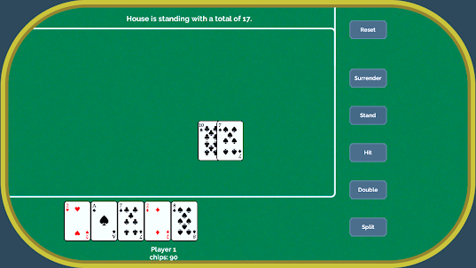 Blackjack 21 Poker Card Game 2