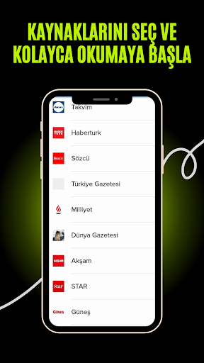 Android application Artı screenshort
