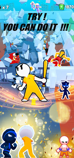 Lucky escape - 3D Stickman Prison Break Game