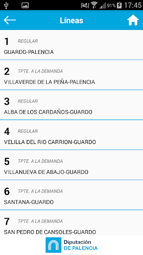 Transporte Prov. Palencia Screen 2
