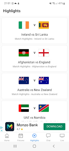 Live Cricket TV | PAK vs ENG Screen 2